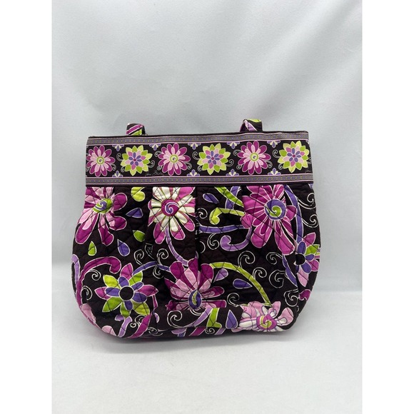 Vera Bradley Shoulder Morgan Purse in Purple Punch ***Retired*** - Picture 2 of 4